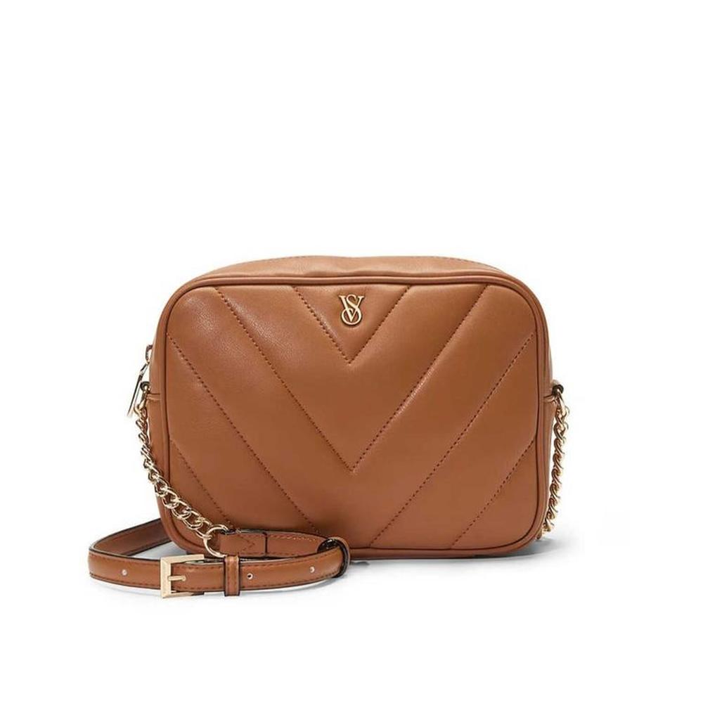 Cartera Crossbody Camel Victorias Secret Camel
