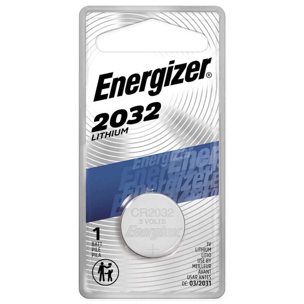 Pila Boton ENERGIZER Cr2032 Litio 3V. Blister de 01 pila.