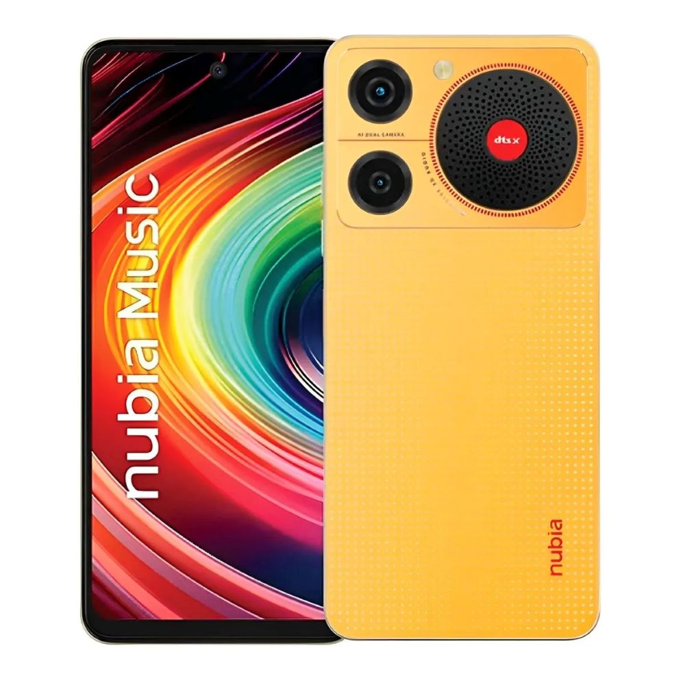 Celular ZTE Nubia Music 128GB 4GB 50MP Orange