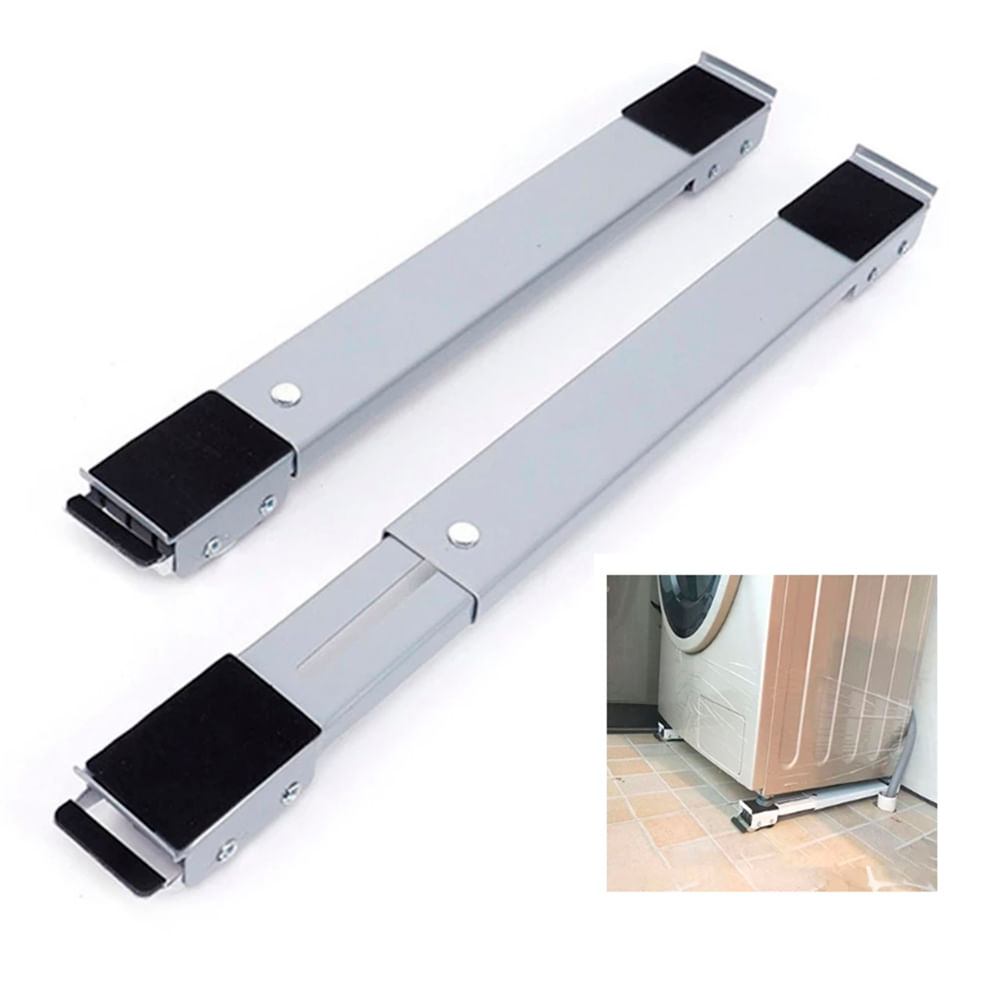 Soporte base metal ruedas lavadora refrigeradora