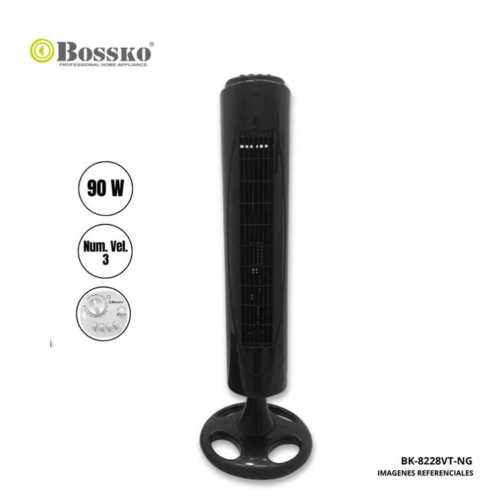 Ventilador de Torre Bossko 90W BK-8228VT-NG