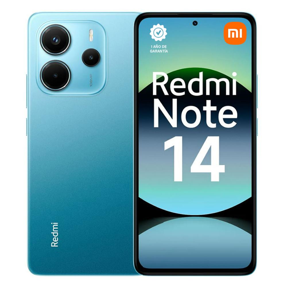 Celular Xiaomi Redmi Note 14 8GB+256GB Blue - EU