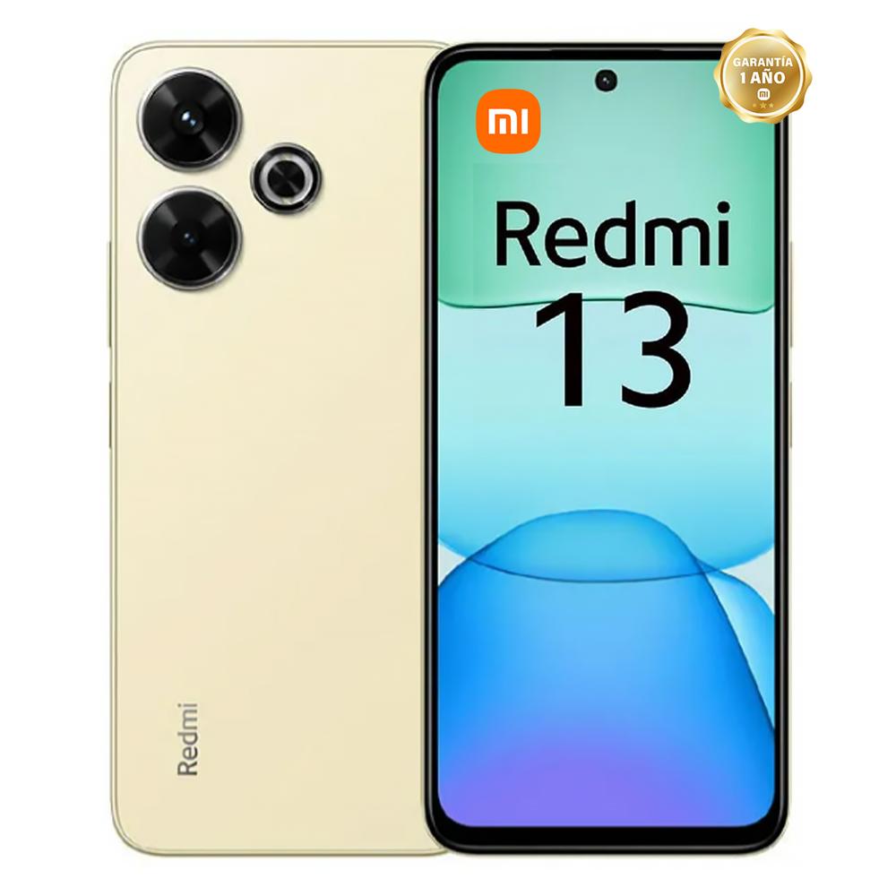 Celular Xiaomi Redmi 13 6GB RAM 128GB ROM Gold - EU
