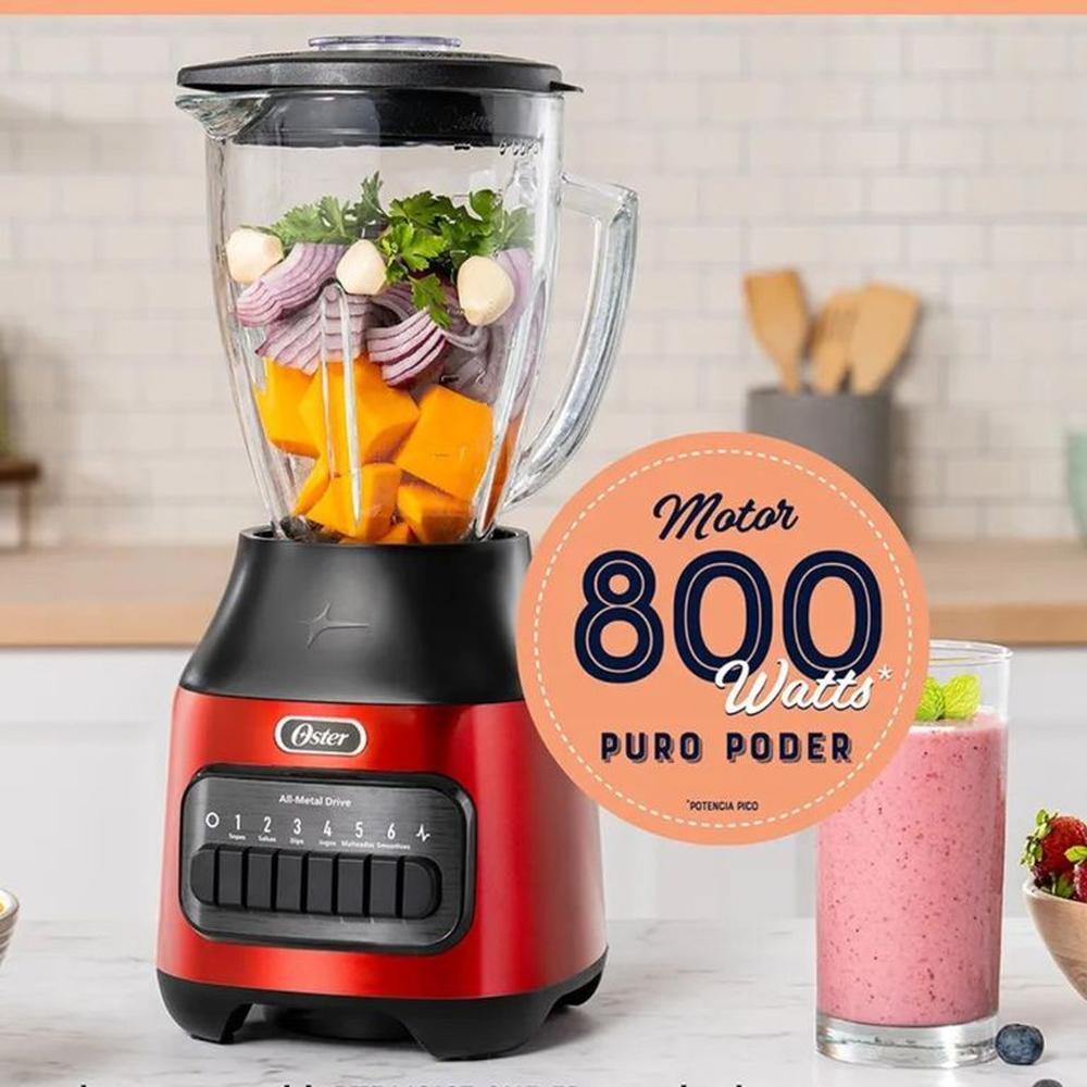 Licuadora Oster de 800w Pica Hielo con Vaso 1,5 lts