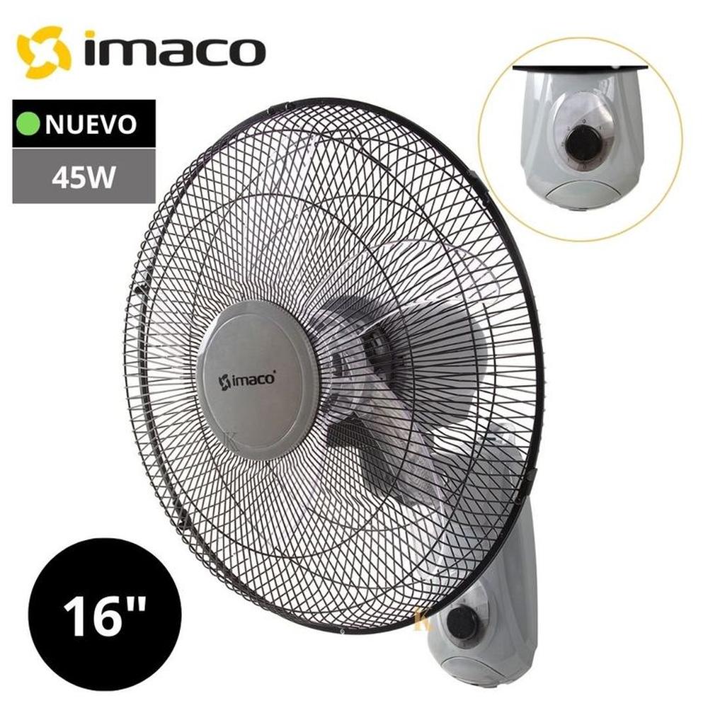 Ventilador de Pared Imaco de 16 pulgadas con 5 Aspas Acrílicas