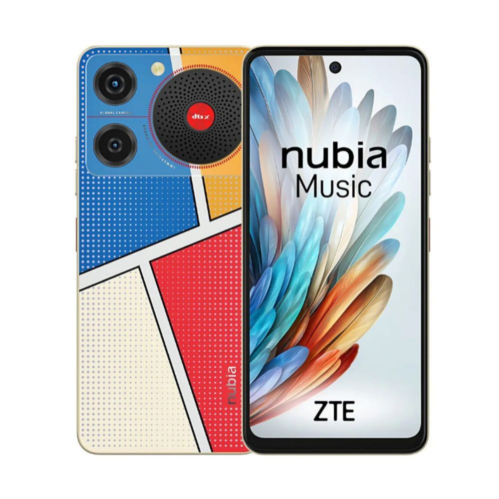 Celular ZTE Nubia Music 128GB 4GB 50MP Pop Art