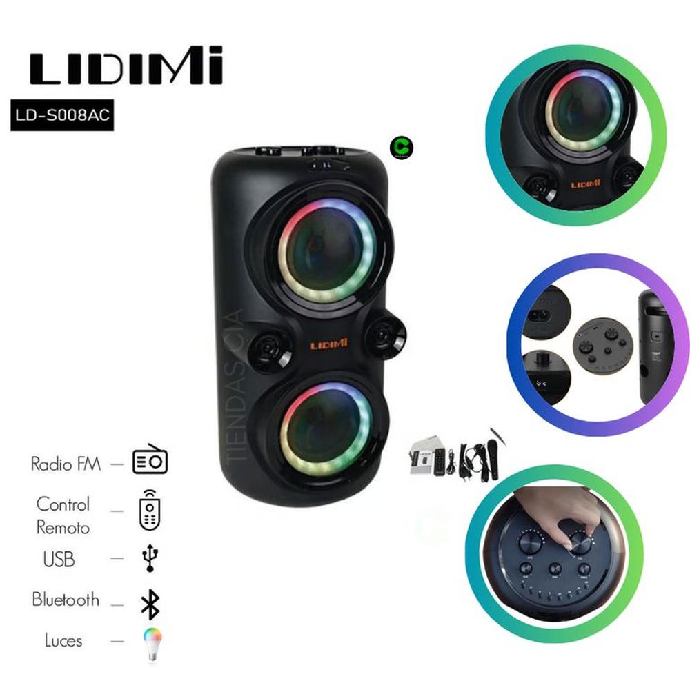 Parlante Portatil Bluetooth LIDIMI LD-S008AC 70W