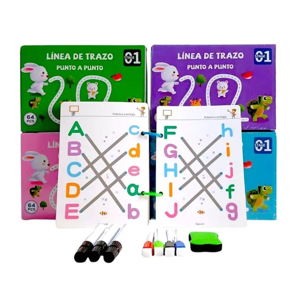 SET DE LIBRO PRE - ESCOLAR STROKE LINE SET DE LIBRO PRE - ESCOLAR STROKE LINE