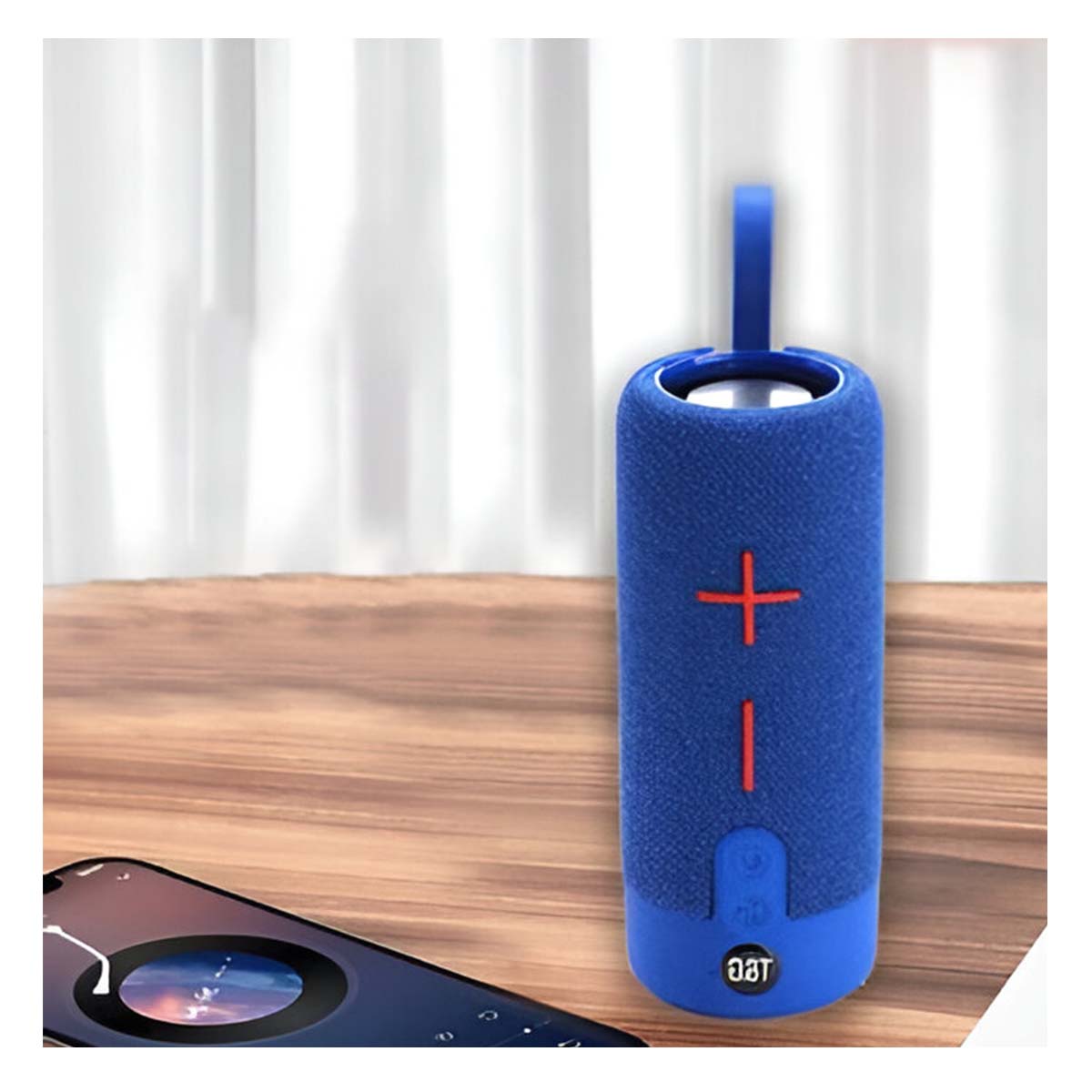 Parlante Practico y Multifuncional Color Azul Y+Agendita