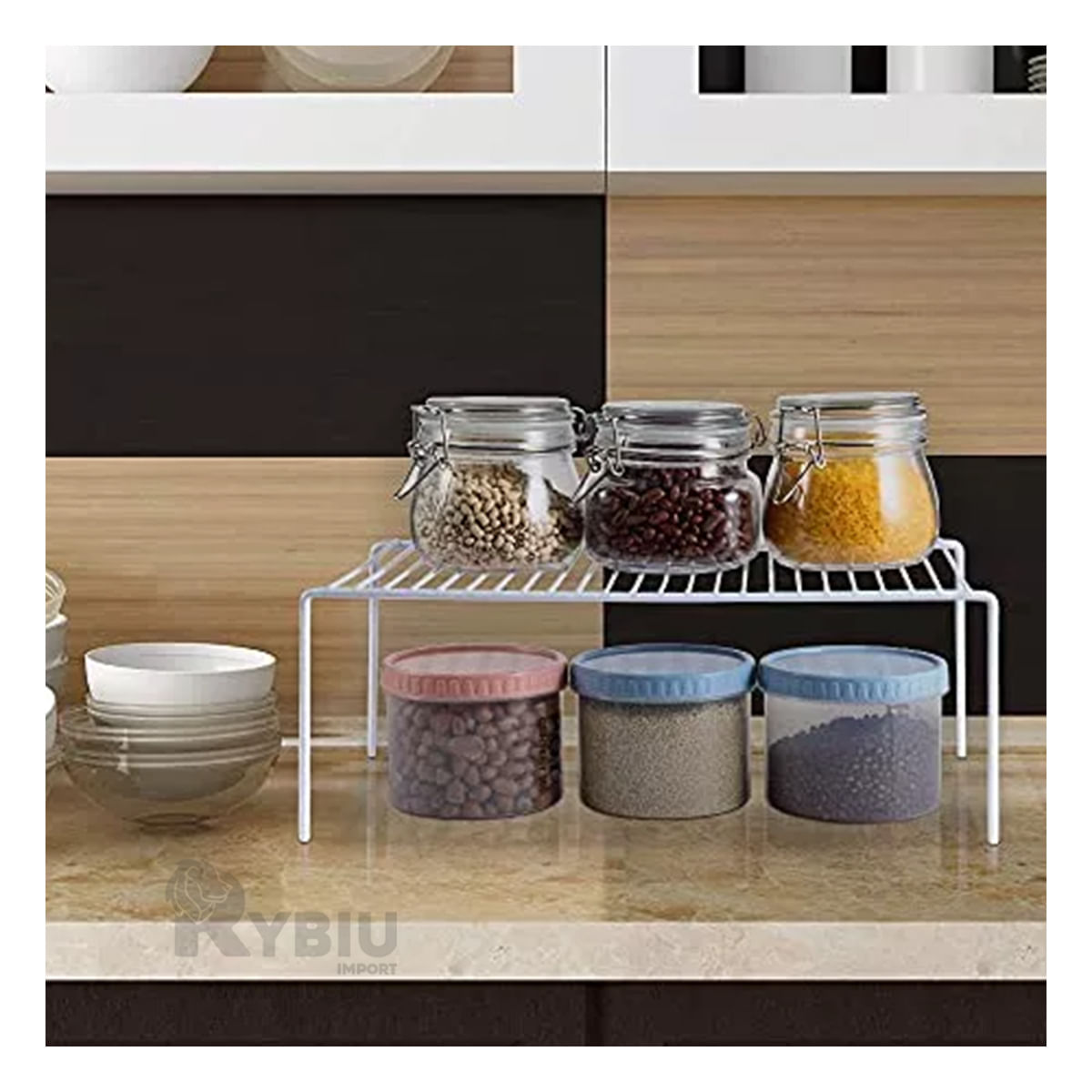 Separador Cajonero de 4 Soportes en Color Blanco Y+Agendita