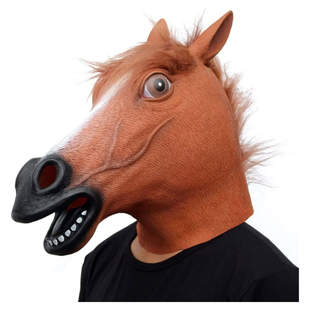 Máscara De bojack horseman Caballo Cosplay Máscara De bojack horseman Caballo Cosplay