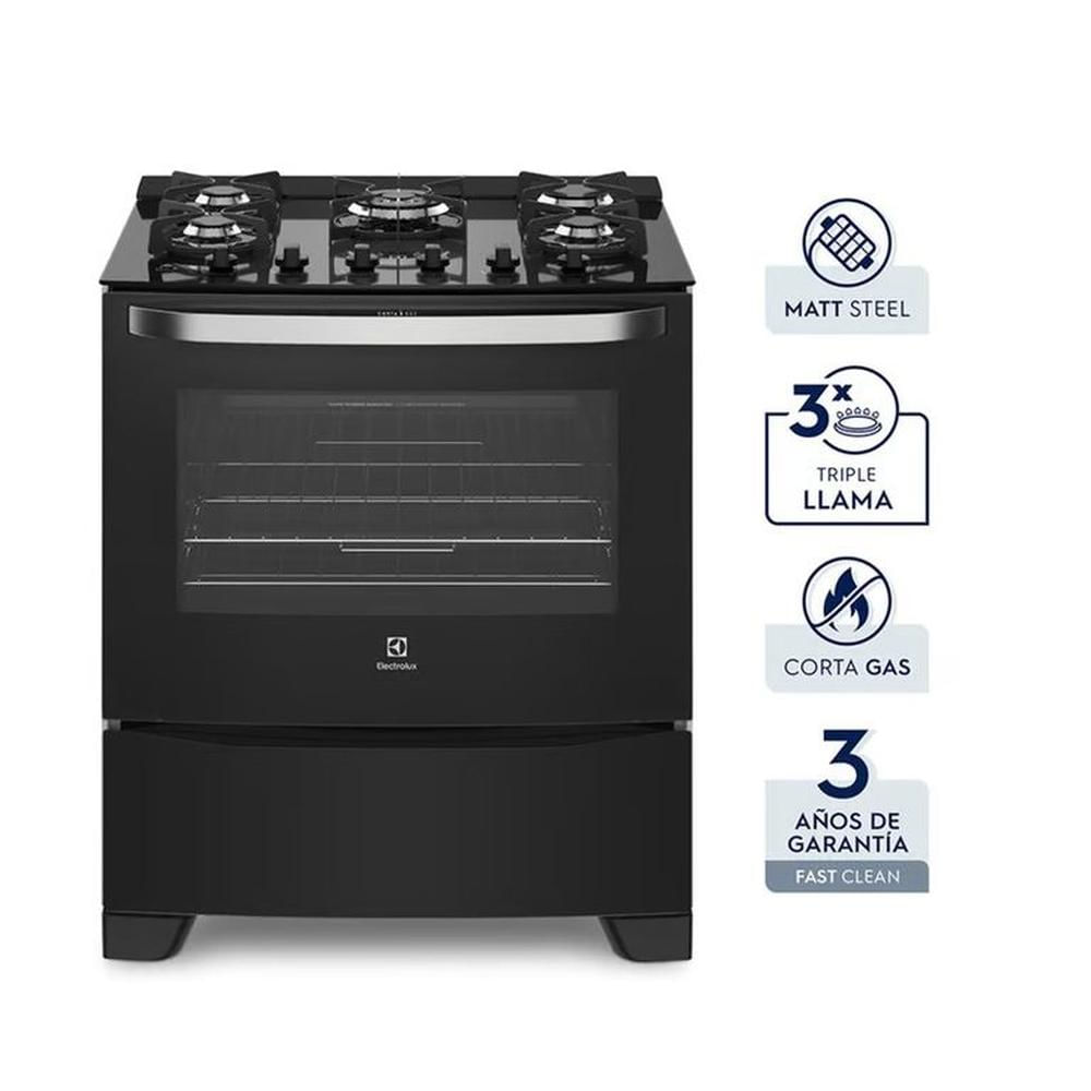 Cocina Electrolux 5 Hornillas 76GS. Cocina Electrolux 5 Hornillas 76GS.