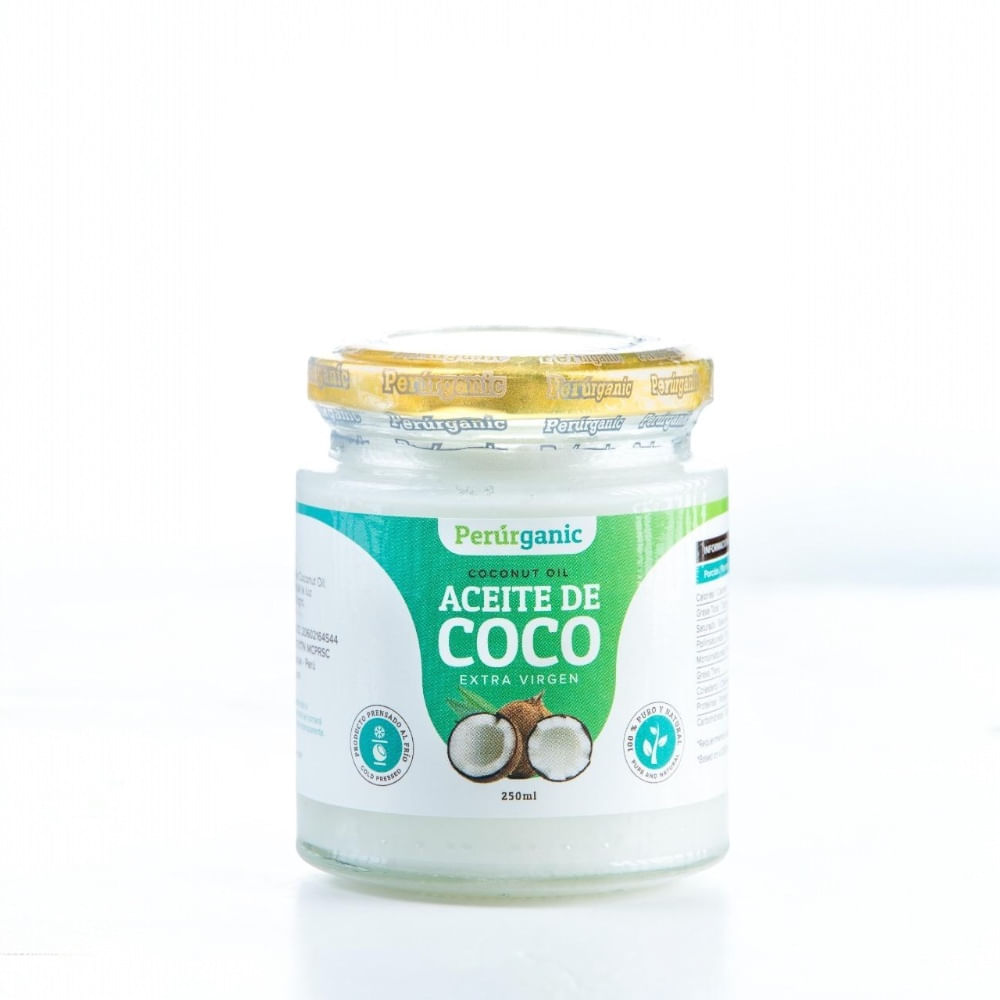 Aceite de Coco Perurganic Extra Virgen 250ml