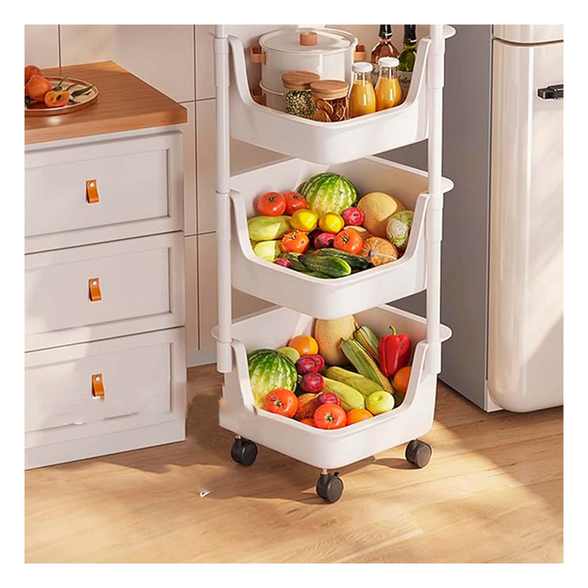 Repisa Multifuncional Cuadrado en Blanco Y+Post-it adhesivos