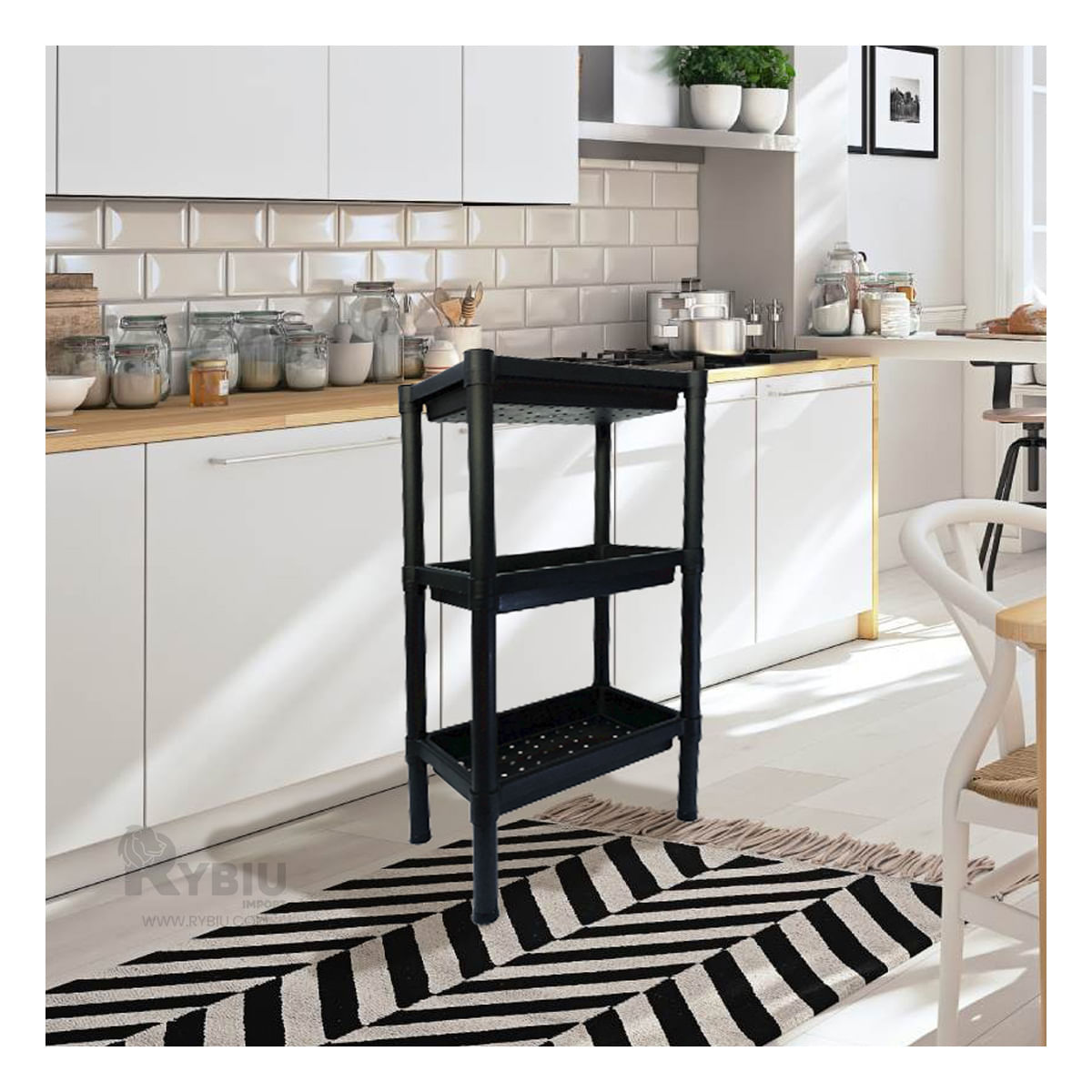 Organizador Dinamico de 3 Niveles Negro Y+Post-it adhesivos