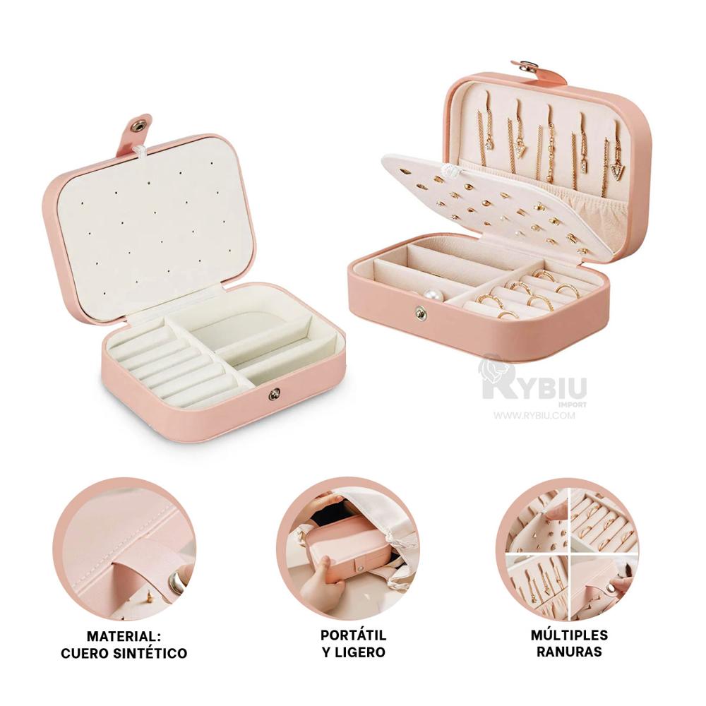 Caja de Joyas en Tono Palo Rosa Y+Post-it Adhesivos