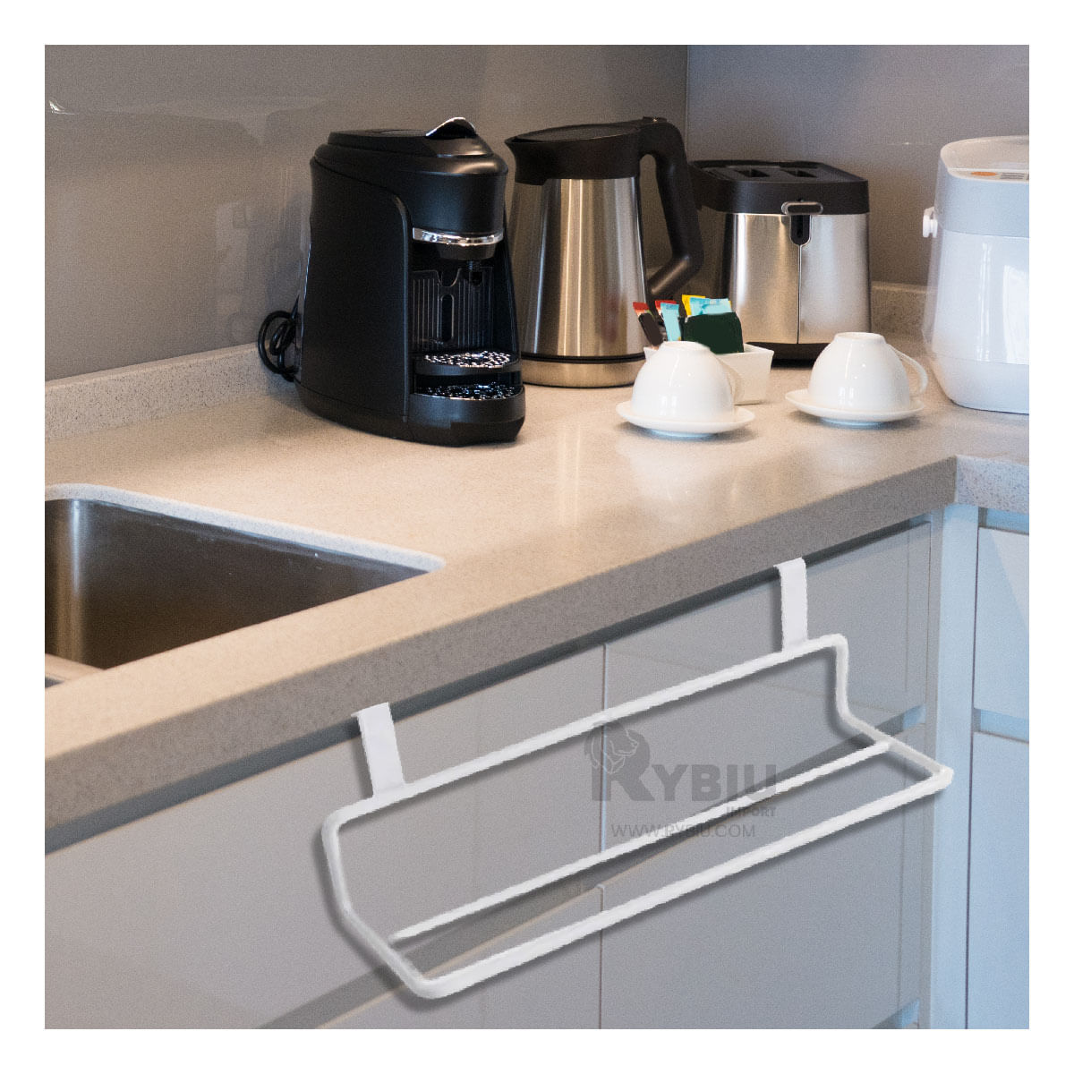 Toallero de Alta Calidad Eficaz de Color Blanco Y+Agendita