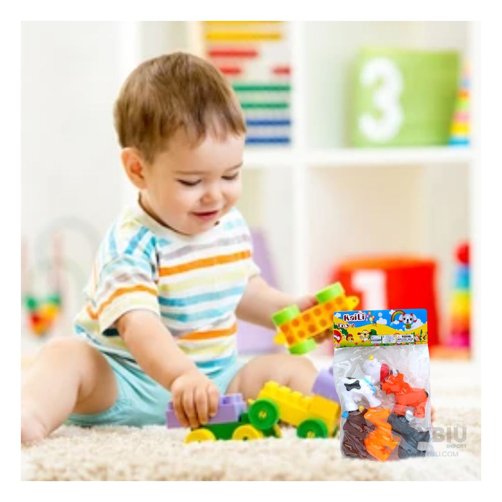 Set de Animales Chillones 5 Unidades Multicolor Y+Agendita Set de Animales Chillones 5 Unidades Multicolor Y+Agendita