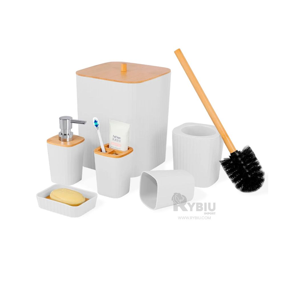 Organizador Funcional para Baños de Color Blanco Y+Stickers Organizador Funcional para Baños de Color Blanco Y+Stickers