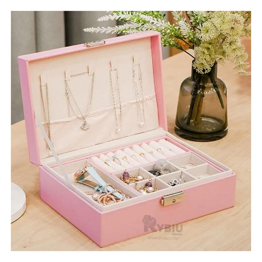 Cajón para Damas en Color Rosado Y+Post-it Adhesivos