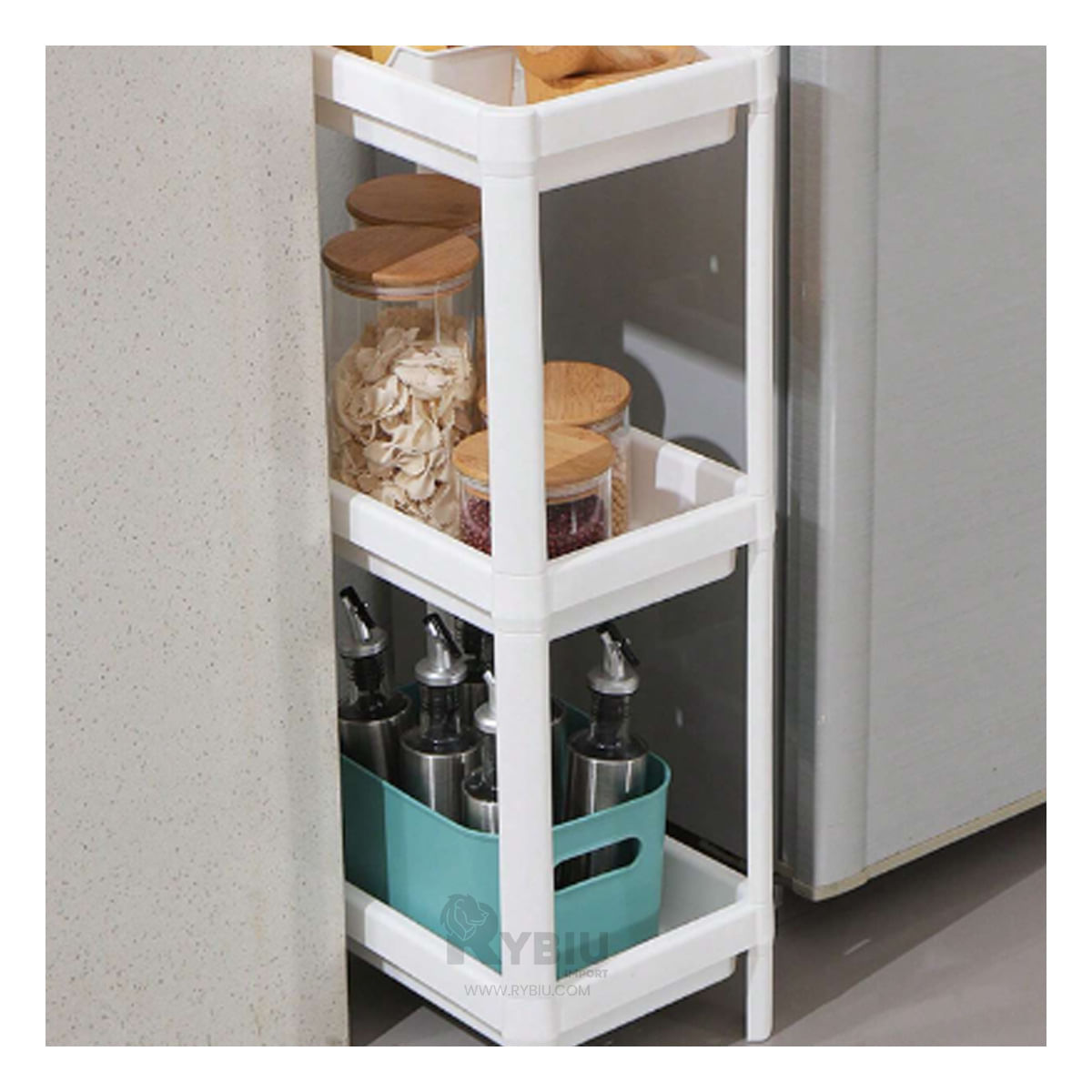 Anaquel de 3 Nieles Multiusos de Blanco Y+Post-it adhesivos