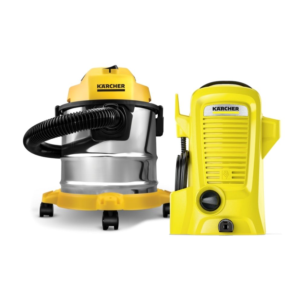 Combo Karcher: Hidrolavadora K2 + Aspiradora Wdl1s Combo Karcher: Hidrolavadora K2 + Aspiradora Wdl1s
