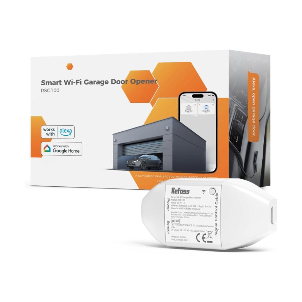 Abridor Inteligente para Puerta de Garaje Refoss Rsg100 Alexa Google