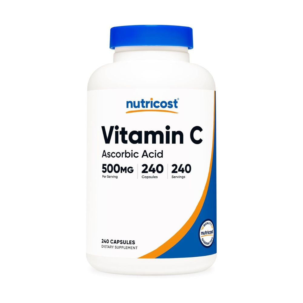 Vitamina C 500 mg 240 Capsulas Acido Ascorbico