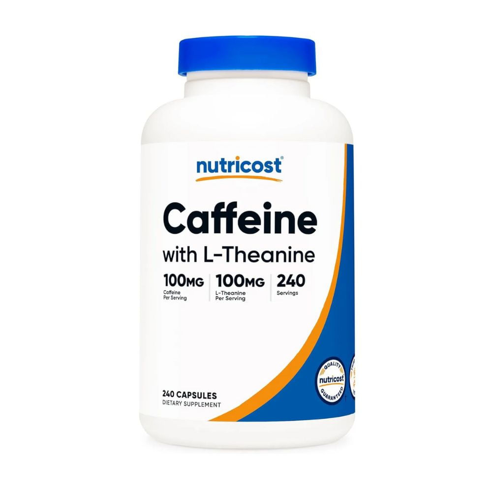 Nutricost Cafeína Con L-teanina 240 Cápsulas