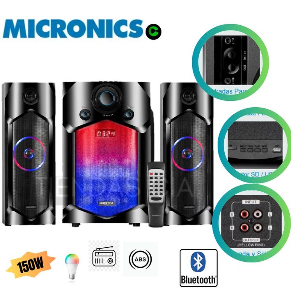 PARLANTE BLUETOOTH TUDOR MIC S7613KTV MICRONICS