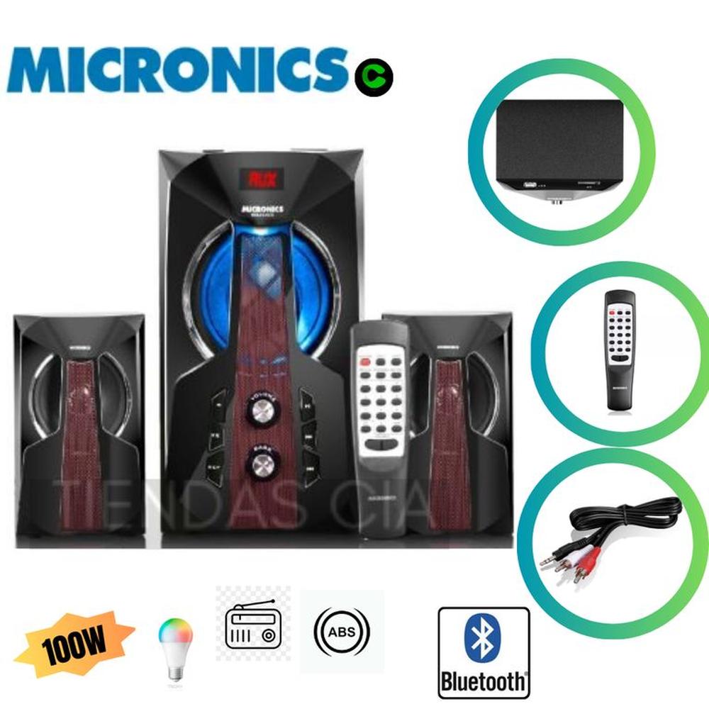 Parlante 2.1 Micronics Romance MIC S7062BT Bluetooth