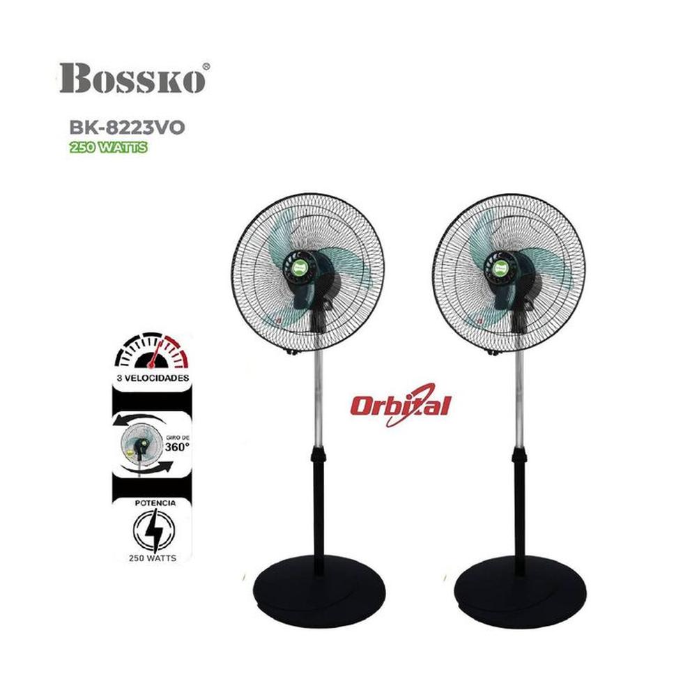 Ventilador BOSSKO Orbital 2 En 1 BK-8223VO De 16 250w CAJA 2UNID