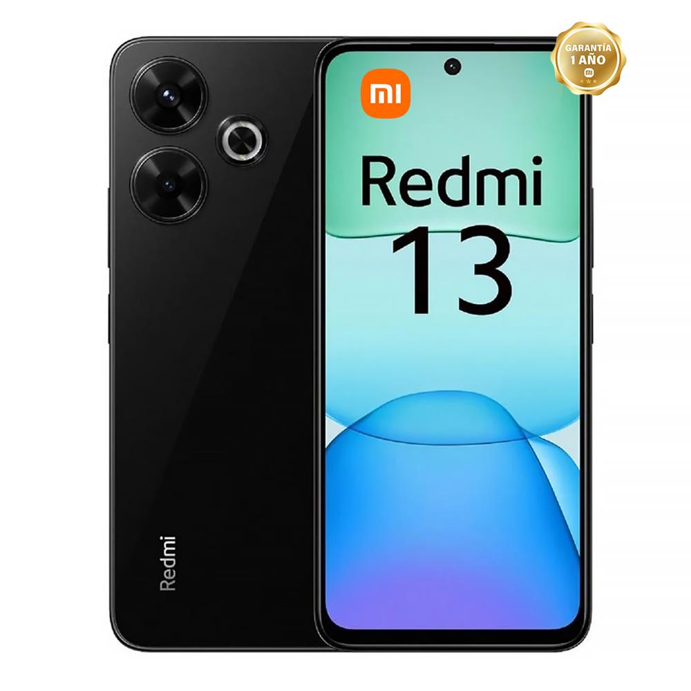 Celular Xiaomi Redmi 13 6GB RAM 128GB ROM Black - EU