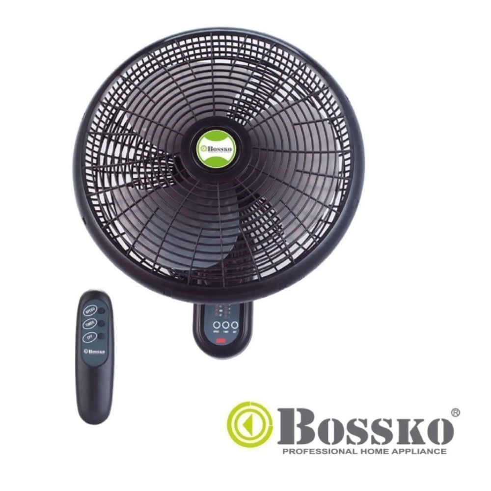 Ventilador de Pared Bossko 16 BK-8210PD con Control Remoto