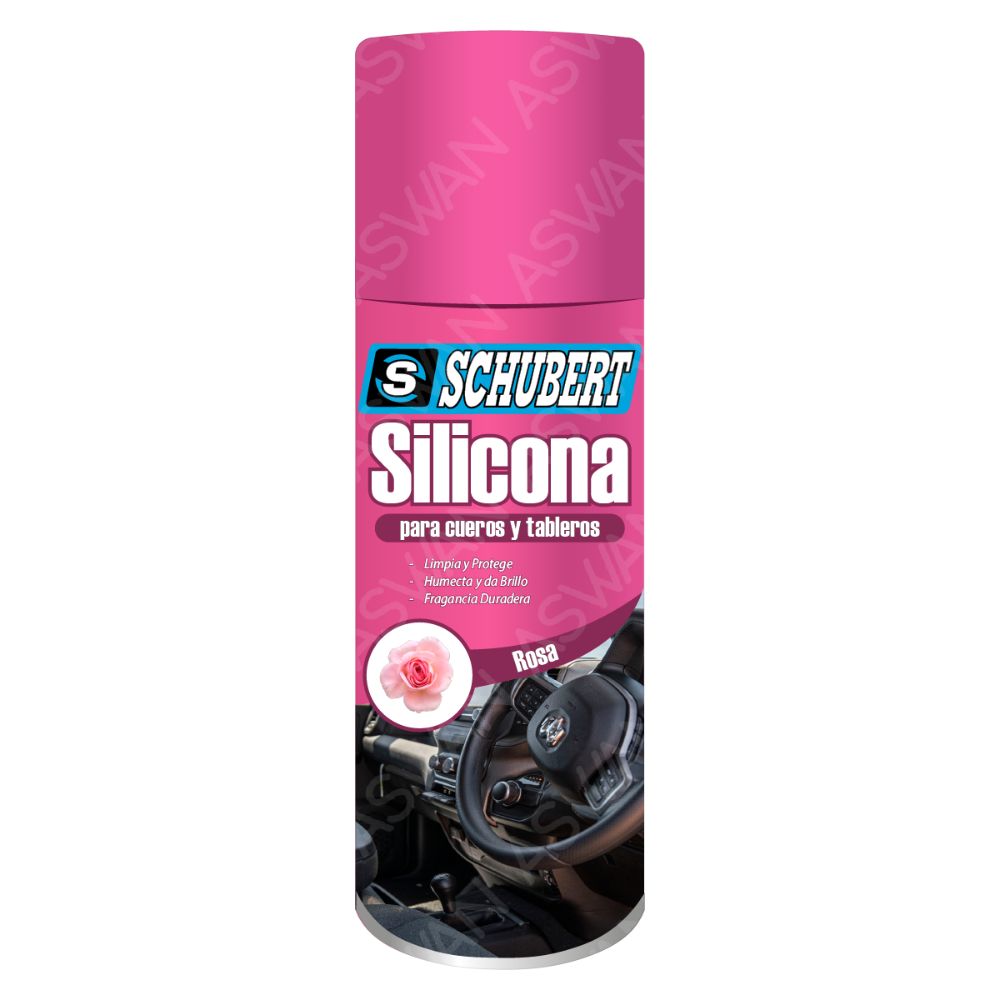 Silicona Para Cueros y Tableros Rosa - SCHUBERT