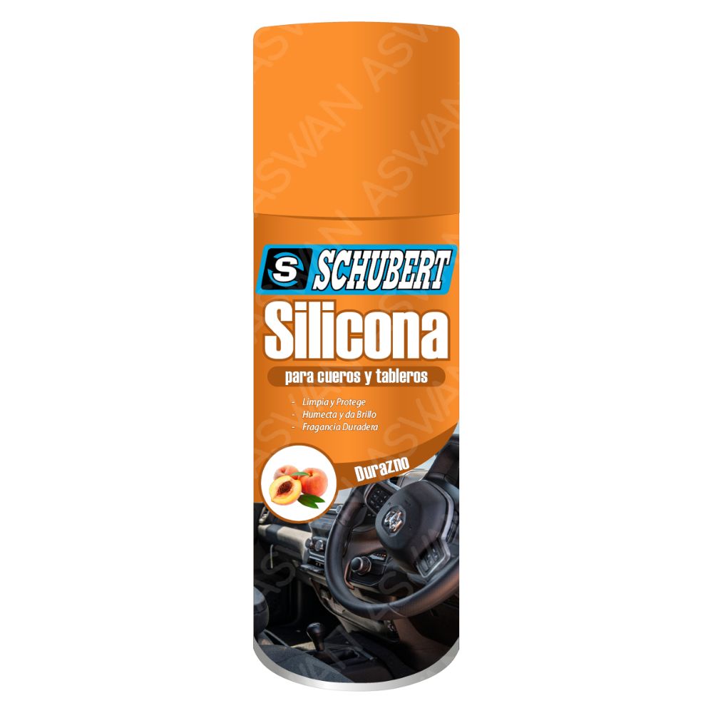 Silicona Para Cueros y Tableros Durazno - SCHUBERT