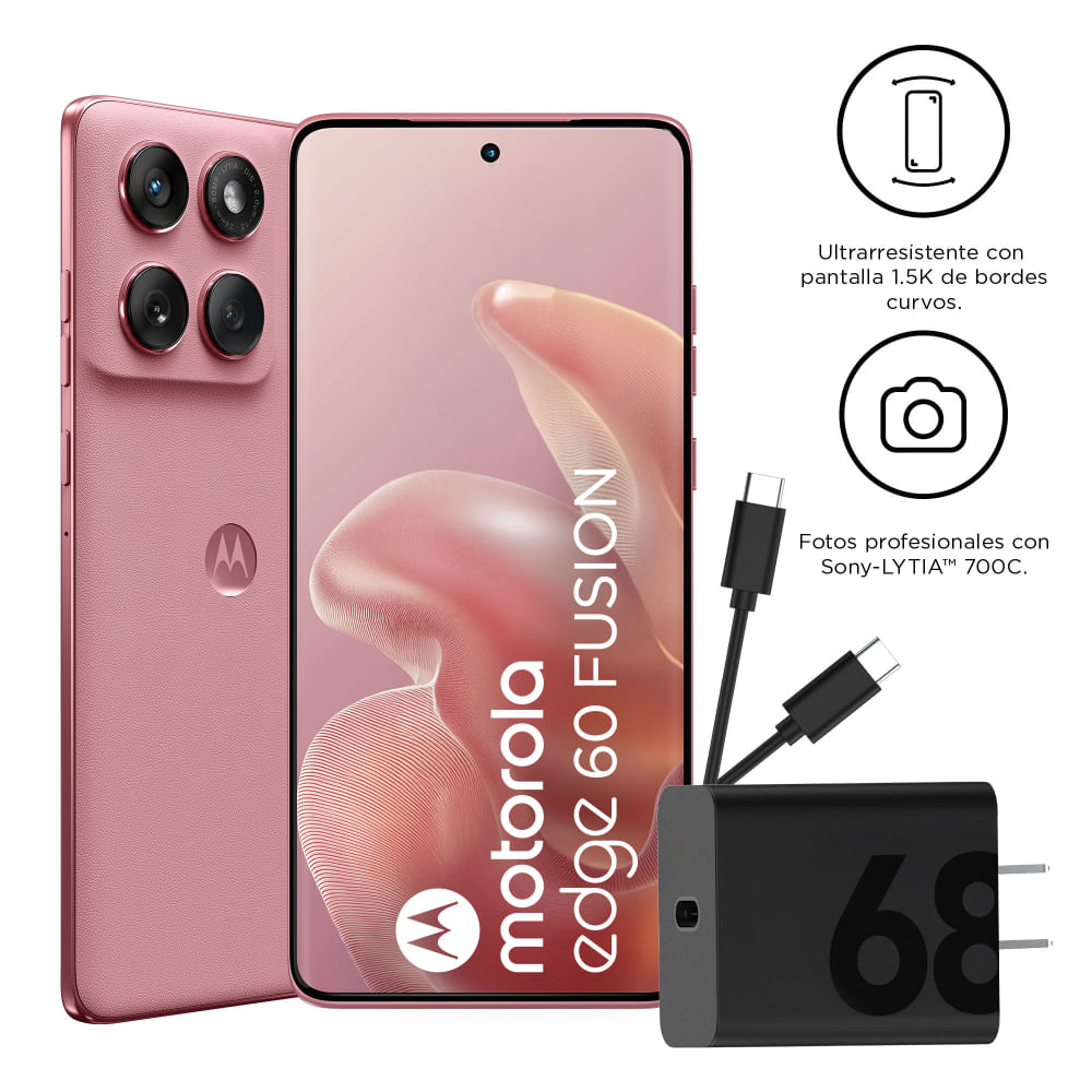 Celular Moto EDGE 60 FUSION 8+256 Rosa
