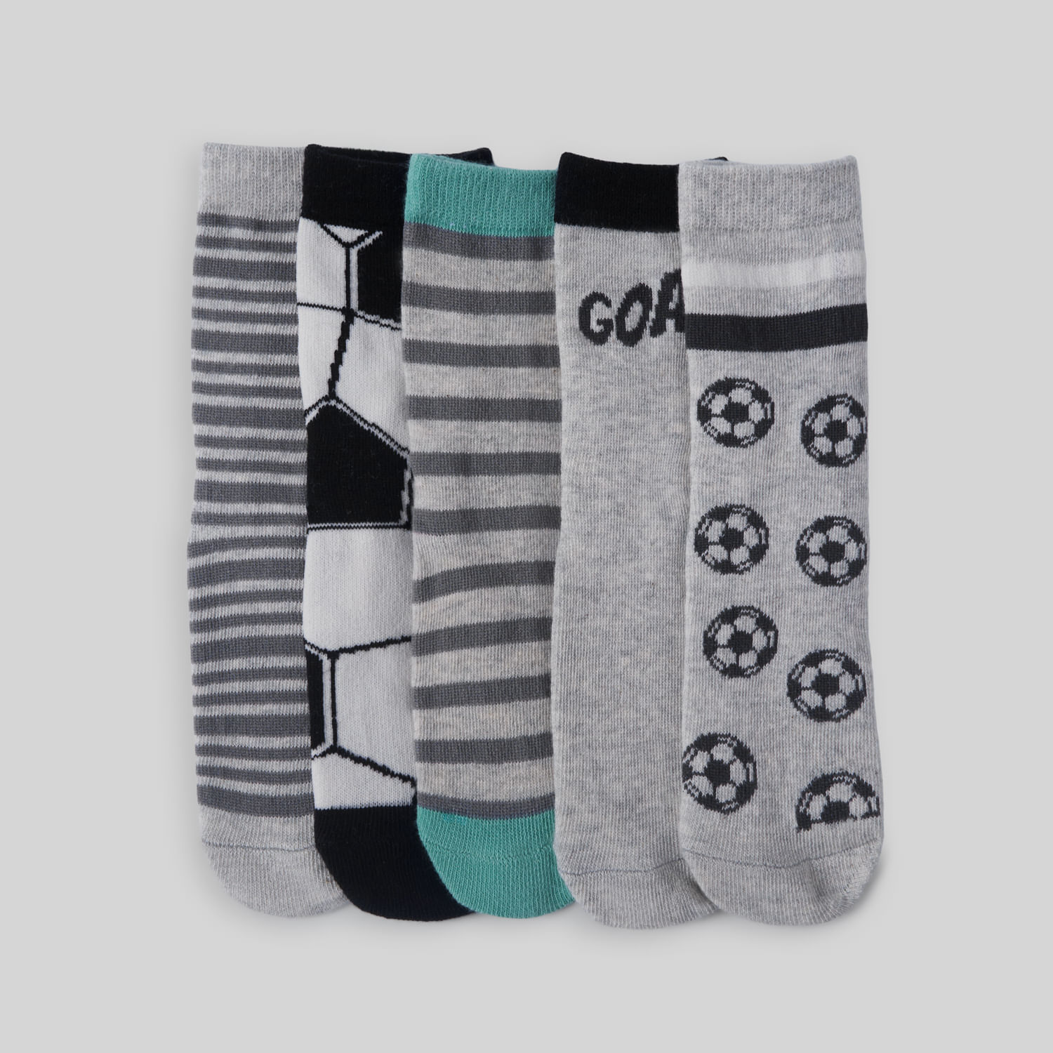 Medias Para Niño Pack5 Circus Altas T0