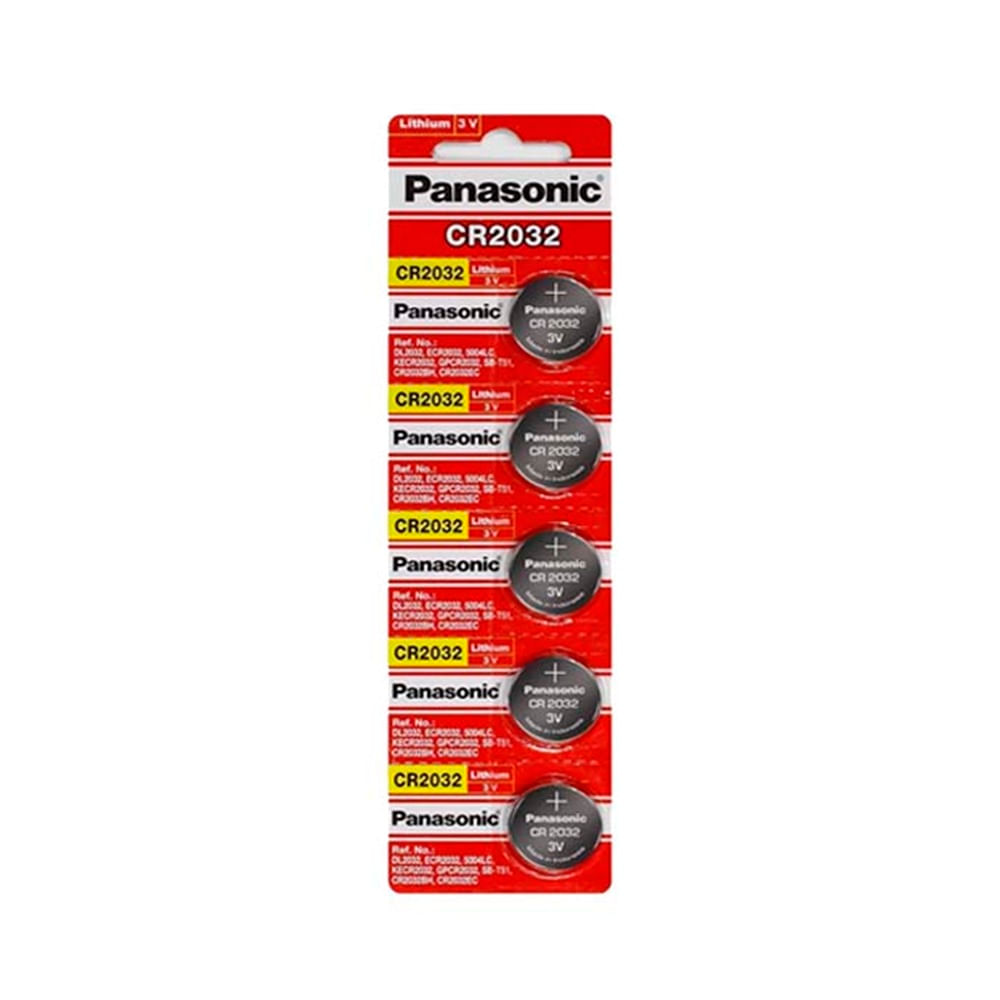 Pila Boton Panasonic Cr2032 Litio. Blister de 05 pilas.
