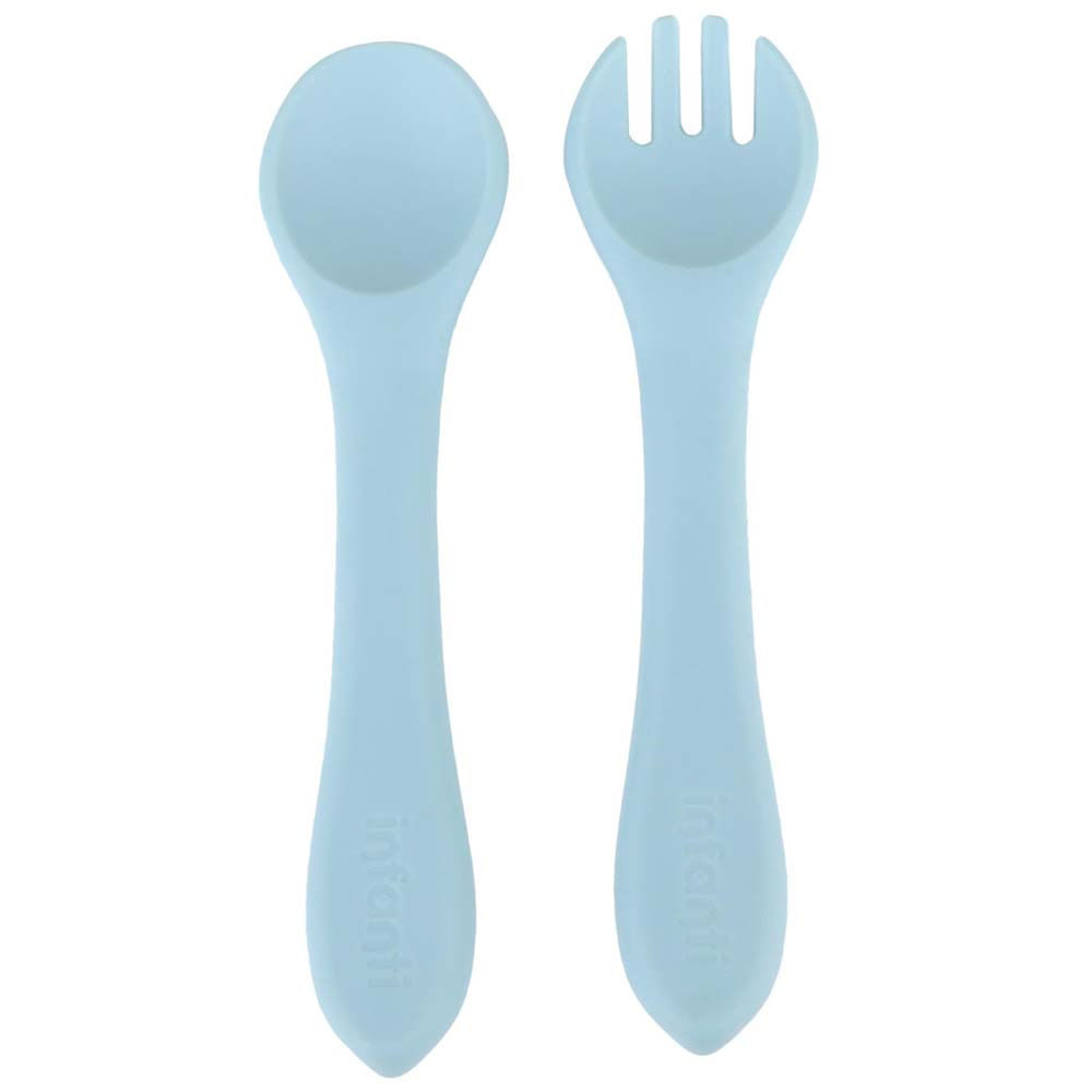 Set Cubiertos de Silicona Niño INFANTI