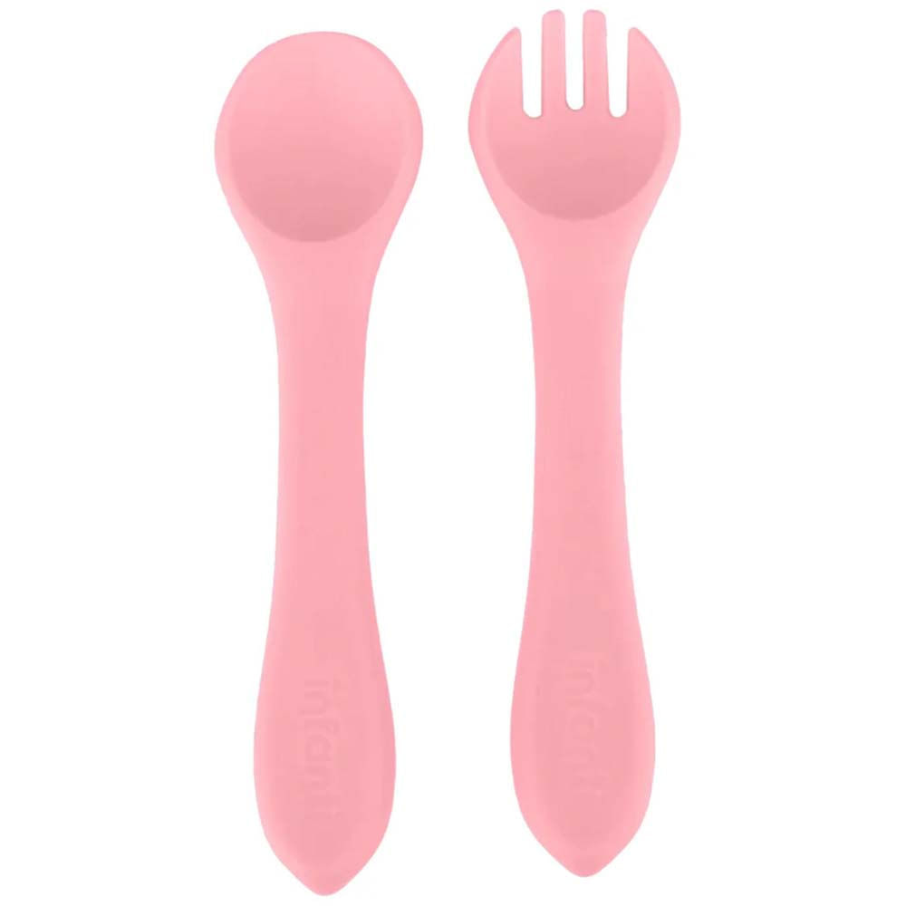 Set Cubiertos de Silicona Niña INFANTI