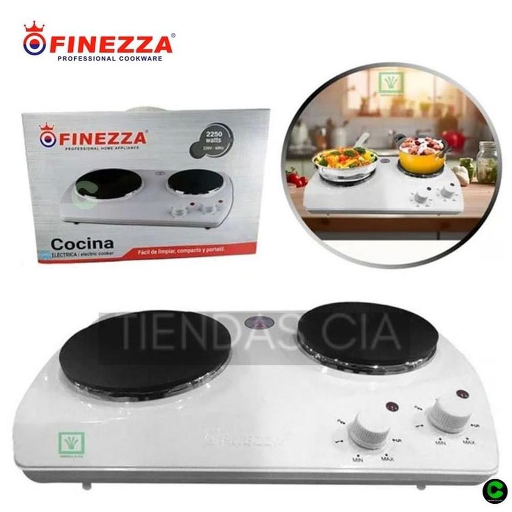 Cocina Eléctrica FINEZA FZ-203D3B 2 Hornillas