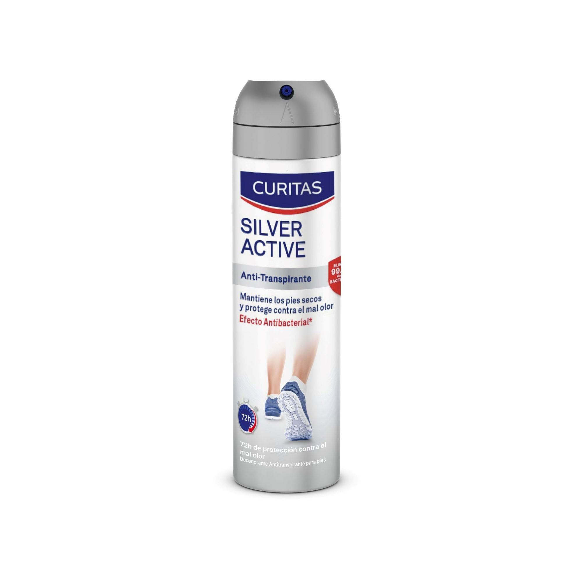 Antitranspirante para Pies HANSAPLAST Foot Expert Silver Active Frasco 150ml