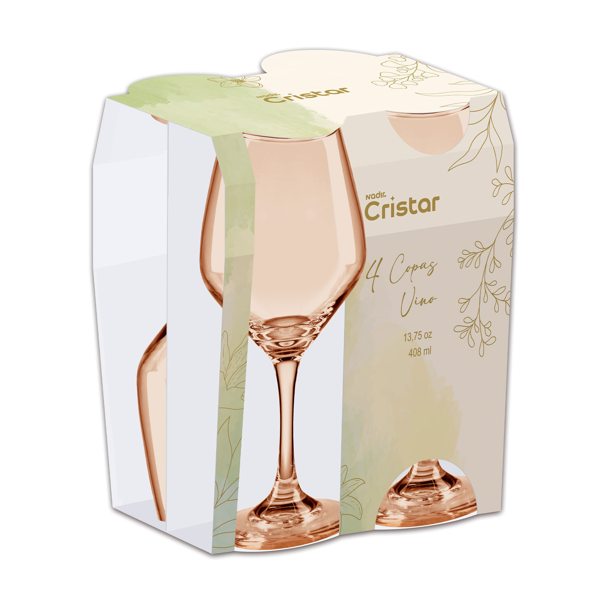 Copa CRISTAR Brunello Vino Can 4pzas 218x160x196mm