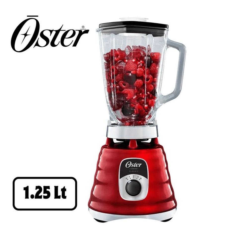 LICUADORA OSTER - BLST4126R 3 VELOCIDADES 1.25L ROJO