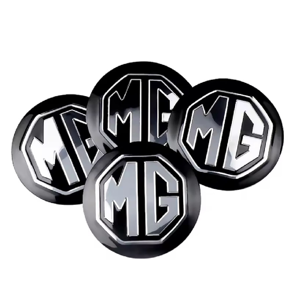 Tapa Central compatible con Aro MG 60mm (juego 4 Unids) Color Negro