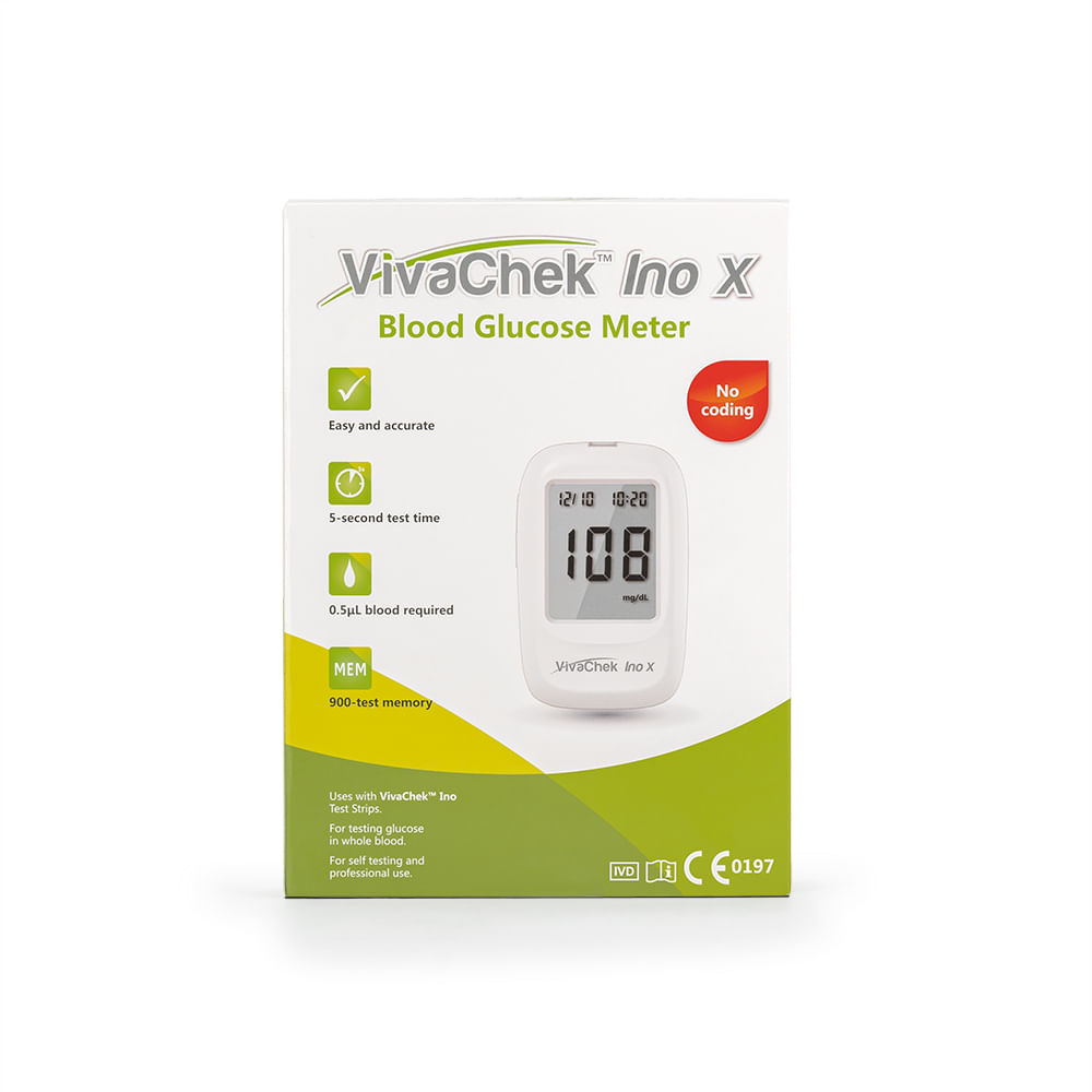 Glucómetro VIVACHEK INO X Kit Básico