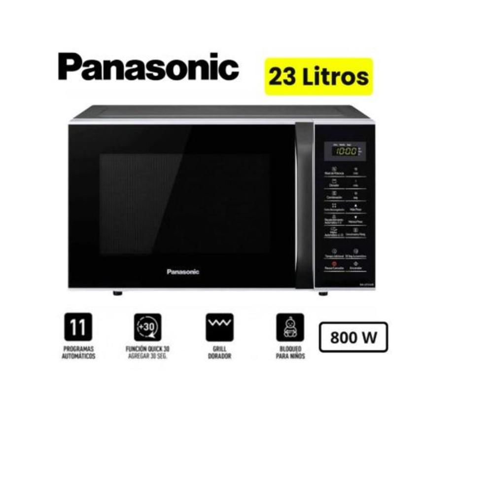 HORNO MICROONDAS PANASONIC - NN-GT34JBRPK 23 LITROS NEGRO