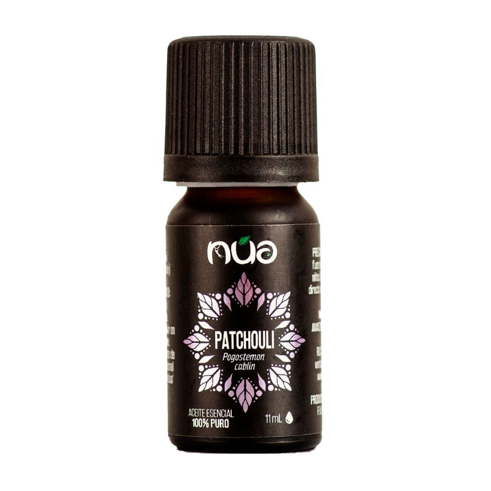 Aceite esencial de patchouli 100% puro NUA 11 ml