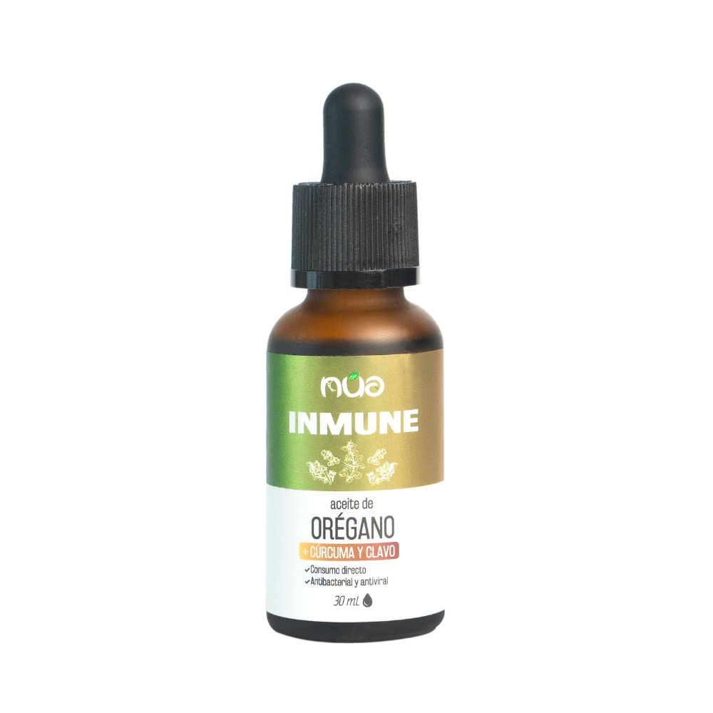 Orégano inmune + cúrcuma y clavo NUA 30 ml